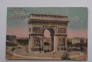postcard. ansichtkaart. postkarte. - Paris. Arc de Triomphe de l'Etoile.