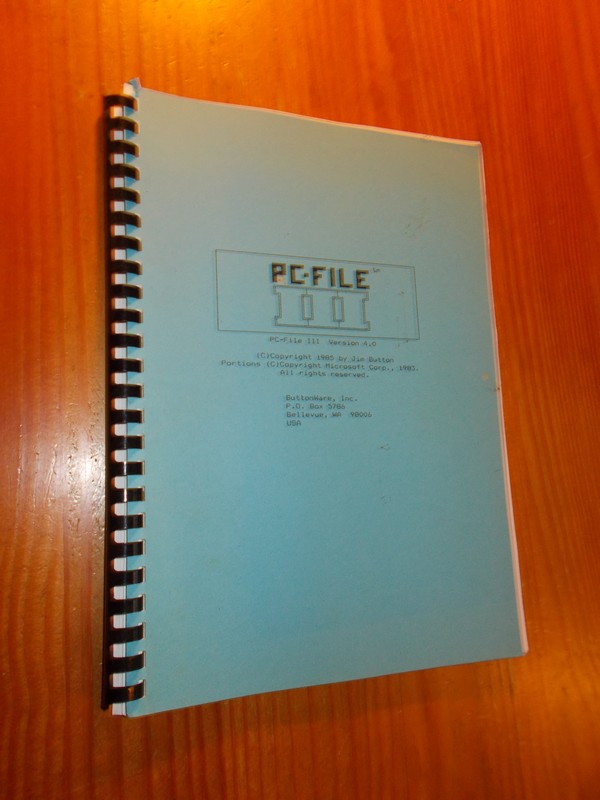 BUTTON, JIM, - PC file III version 4.0