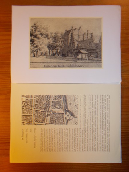 prent. - De Baangracht met Lutherse kerk.