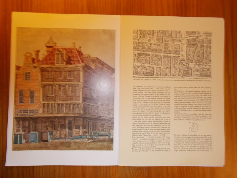prent. - Apotheek hoek Langestraat Kraanbuurt in Alkmaar.