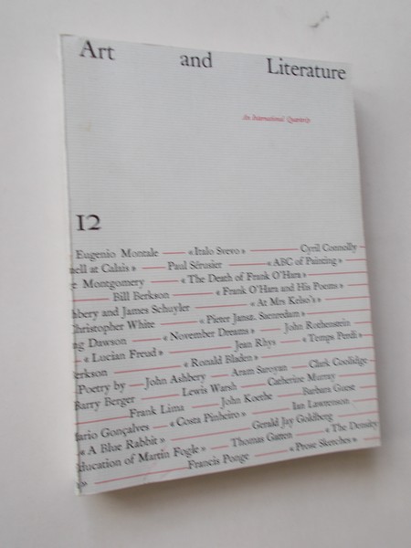 ASHBERY, JOHN (A.O), - Art and Literature. An international quarterly. No. 12, spring 1967.
