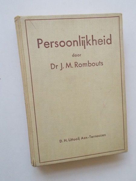 ROMBOUTS, J.M., - Persoonlijkheid.