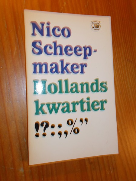SCHEEPMAKER, NICO, - Hollands kwartier.