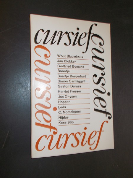 red. - Cursief. Najaarspremie 1969.