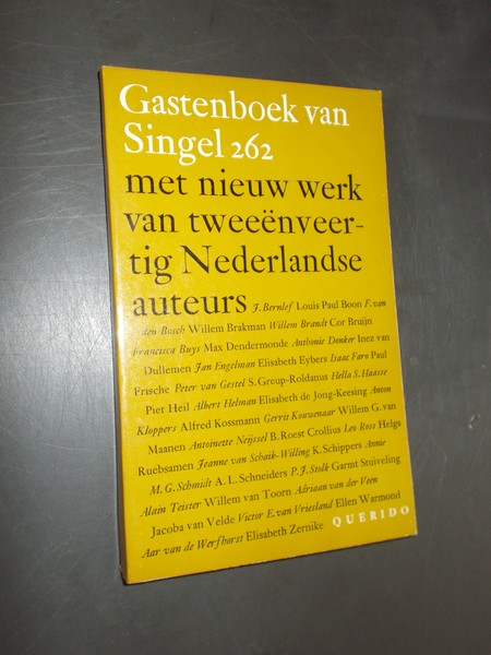 red. - Gastenboek van Singel 262.