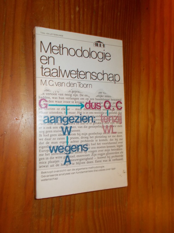 TOORN, M.C. VAN DEN, - Methodologie en taalwetenschap.
