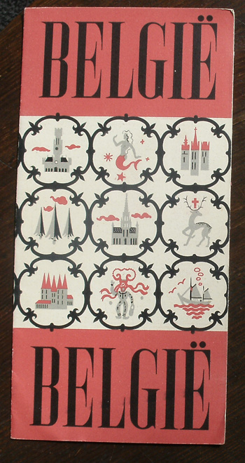 kaart. map. - Belgie.