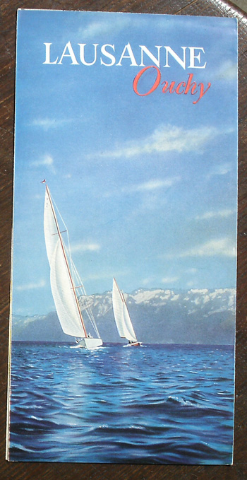 kaart. map. - Lausanne Ouchy.