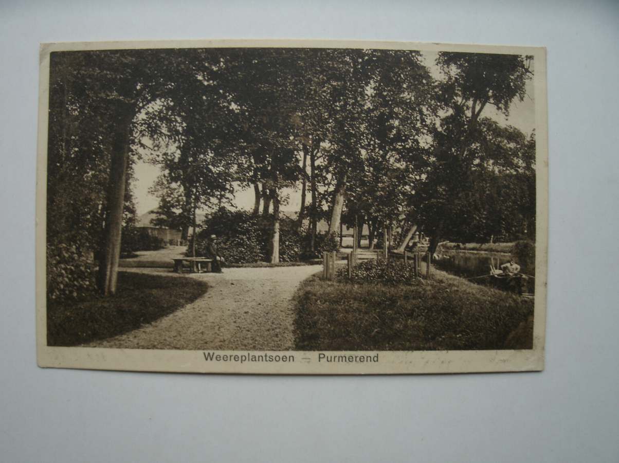 postcard. ansichtkaart. - Weereplantsoen. Purmerend.