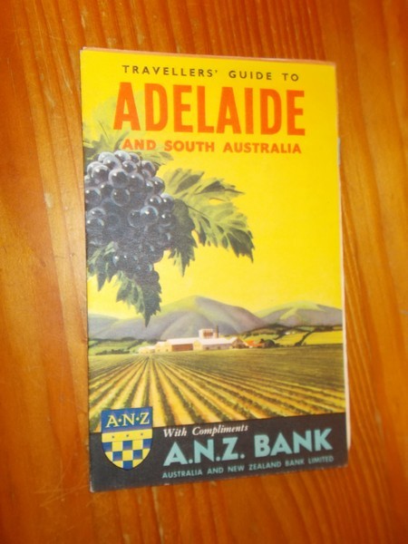 map. kaart. - Adelaide and South Australia.