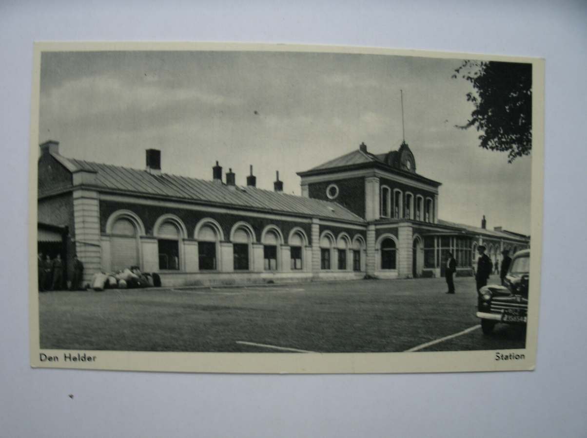 postcard. ansichtkaart. postkarte. - Den Helder. Station.