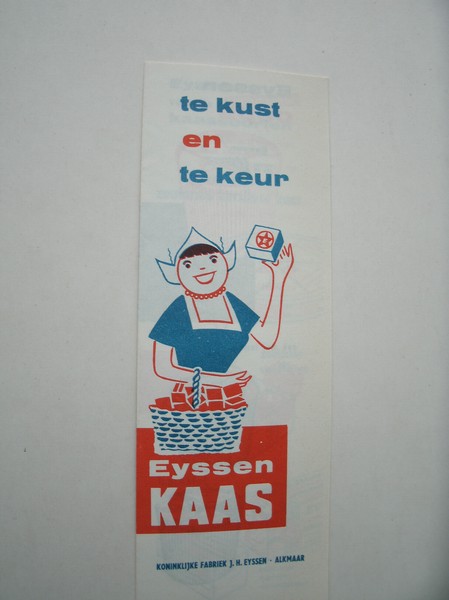 red. - Te kust en te keur. Eyssen kaas.