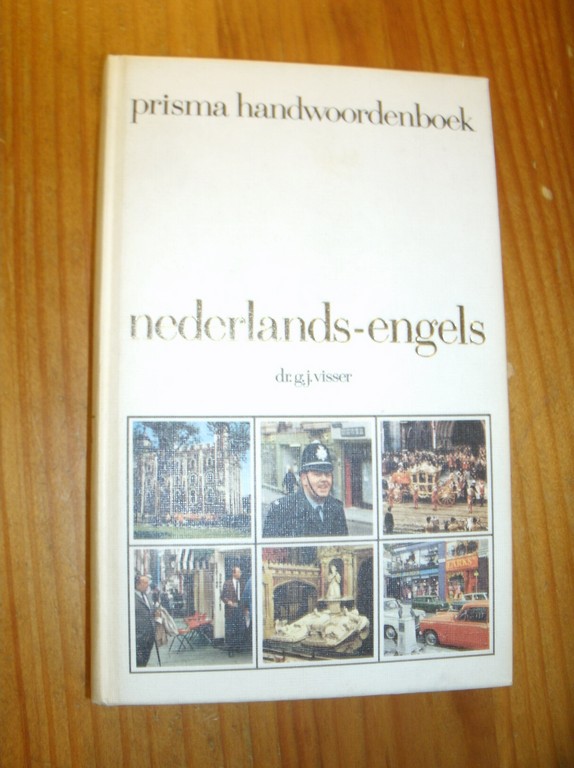 VISSER, G.J., - Prisma handwoordenboek. Nederlands-Engels.