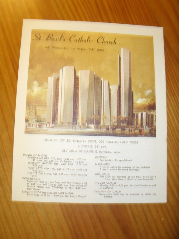 print. prent. - St. Basil's Catholic Church.