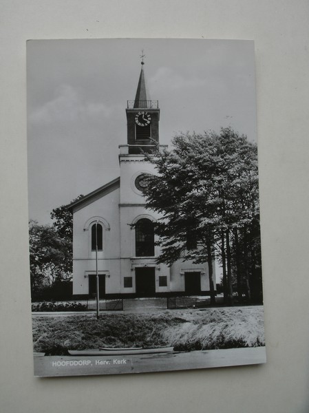 postcard. ansichtkaart. postkarte. - Hoofddorp. Herv. Kerk.