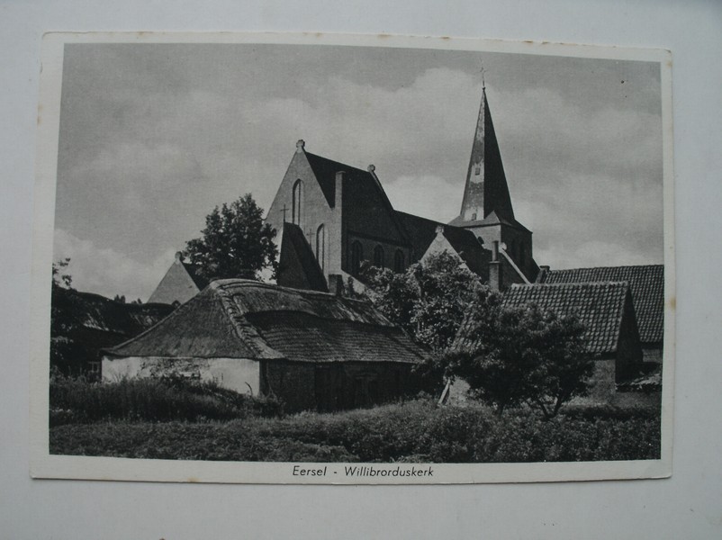 postcard. ansichtkaart. postkarte. - Eersel. Williborduskerk.