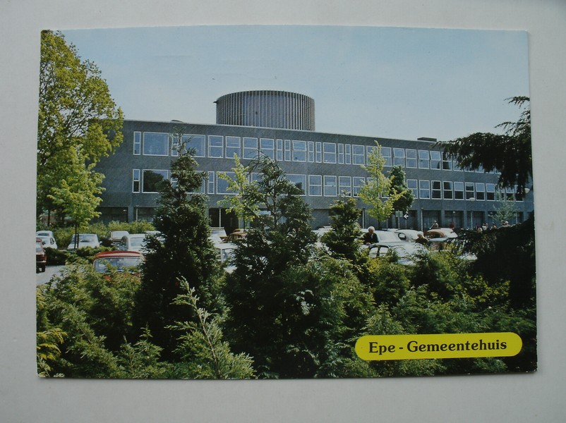 postcard. ansichtkaart. postkarte. - Epe. Gemeentehuis.