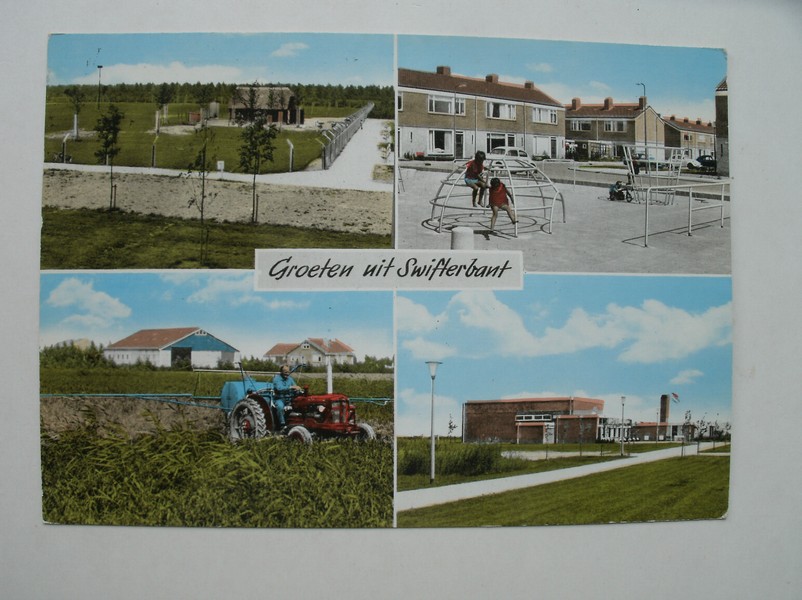 postcard. ansichtkaart. postkarte. - Groeten uit Swifterbant.