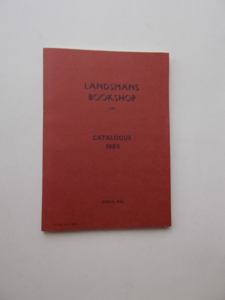 red. - Landsmans bookshop. Catalogue 1985.