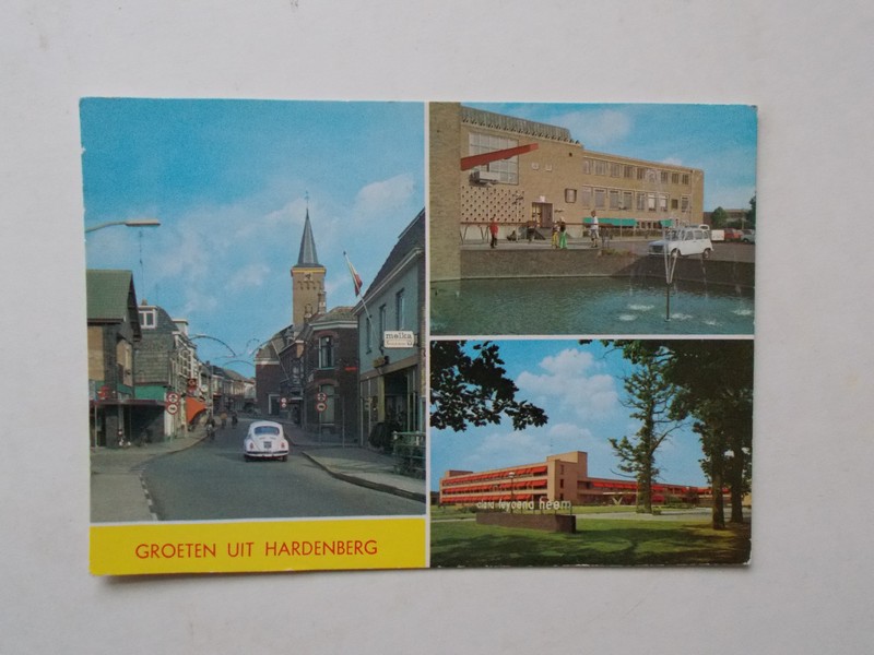 postcard. ansichtkaart. postkarte. - Groeten uit Hardenberg.