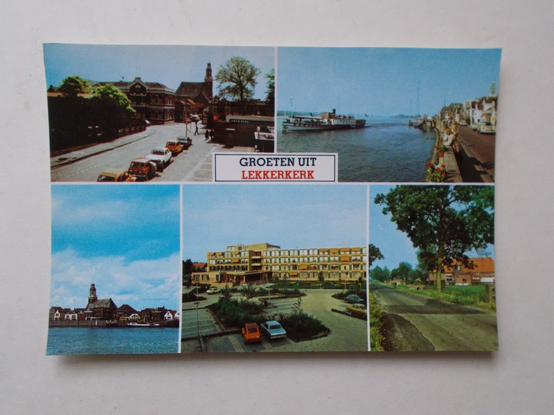 postcard. ansichtkaart. postkarte. - Groeten uit Lekkerkerk.