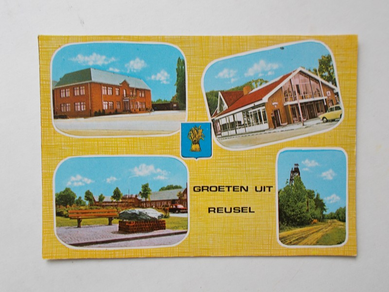 postcard. ansichtkaart. postkarte. - Groeten uit Reusel.