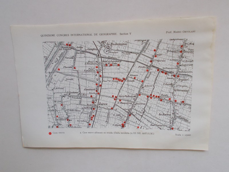 map. kaart. - (Italia, Reggio Emilia). Zurco. La Rocca.