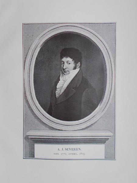 antique print (prent) - A.J. Severijn.