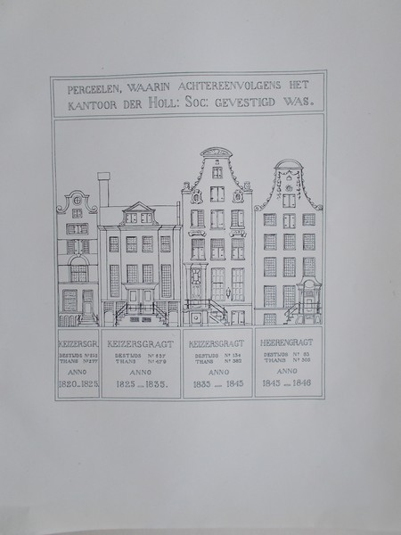 antique print (prent) - Keizersgracht.