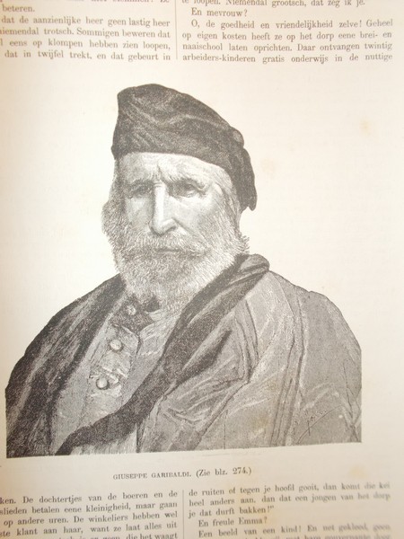 antique print (prent) - Giuseppe Garibaldi.