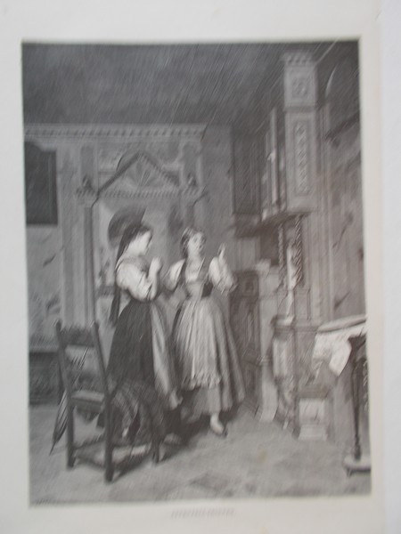 antique print (prent) - Appenzellerinnen. (Appenzell).