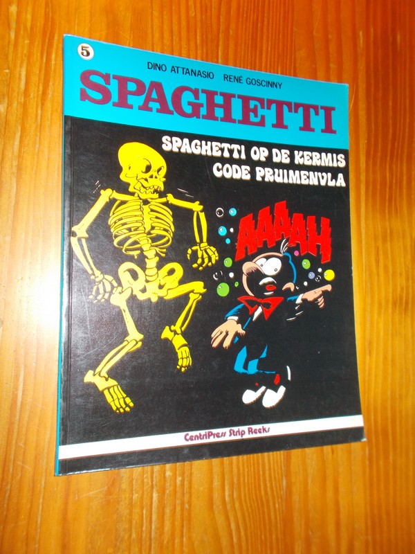 ATTANASIO, DINO & GOSCINNY, RENE, - Spaghetti. Spaghetti op de kermis. Code pruimenvla.