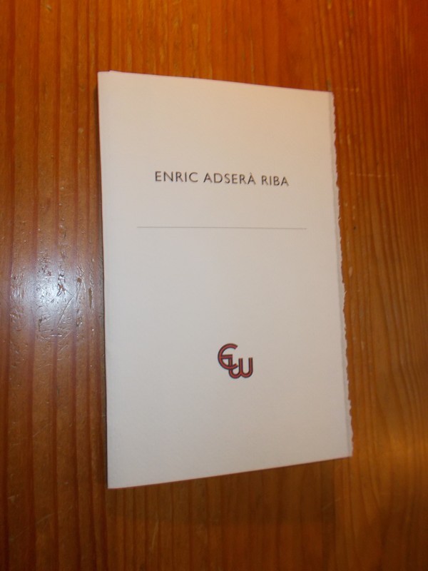 VERVOORN, A. (Inl.), - Enric Adsera Riba.