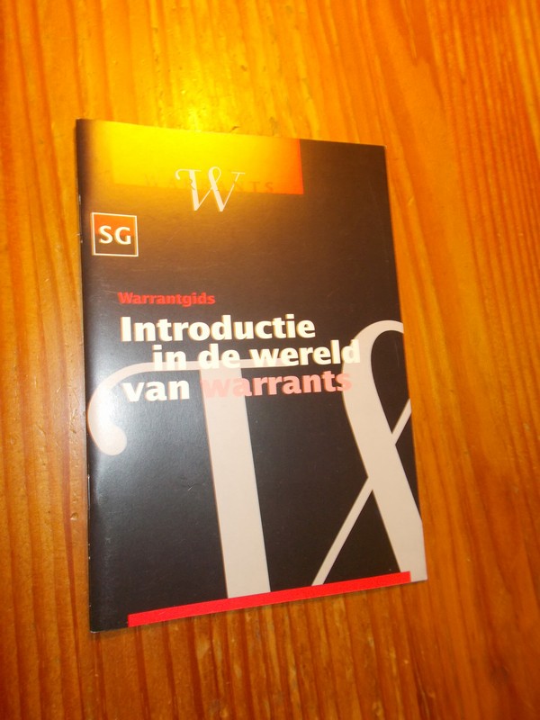 red. - Introductie in de wereld van warrants.