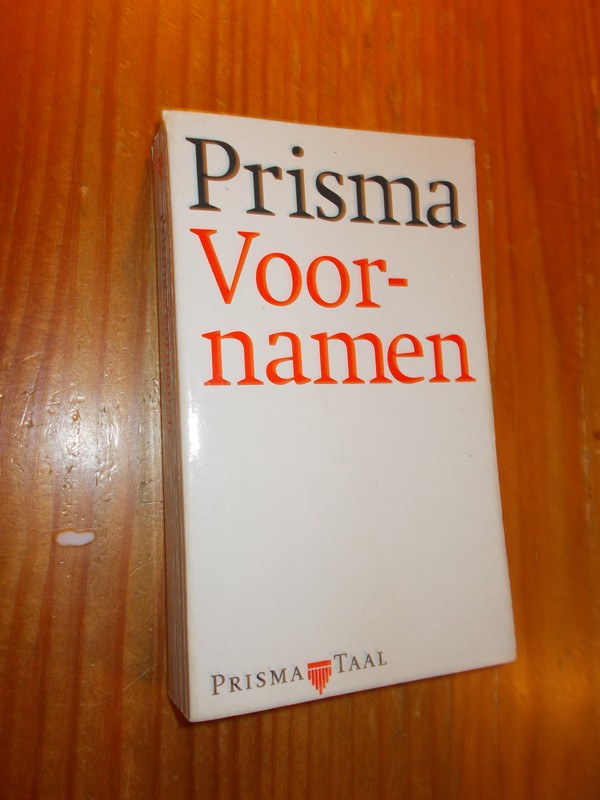 SCHAAR, J. VAN DER, - Woordenboek van voornamen.