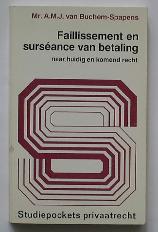 BUCHEM-SPAPENS, A.M.J. VAN, - Faillissement en surseance van betaling.