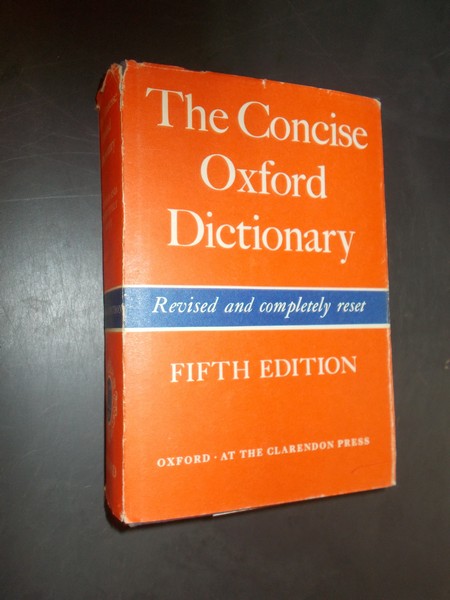 (ed.), - The concise Oxford dictionary.
