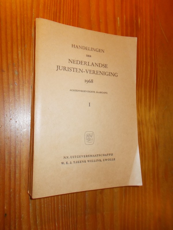 RED.- - Handelingen der Nederlandse Juristen-Vereniging. 1968. Deel 1.